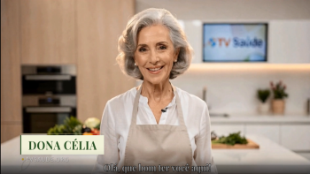 Dona Célia no Receitas saudáveis