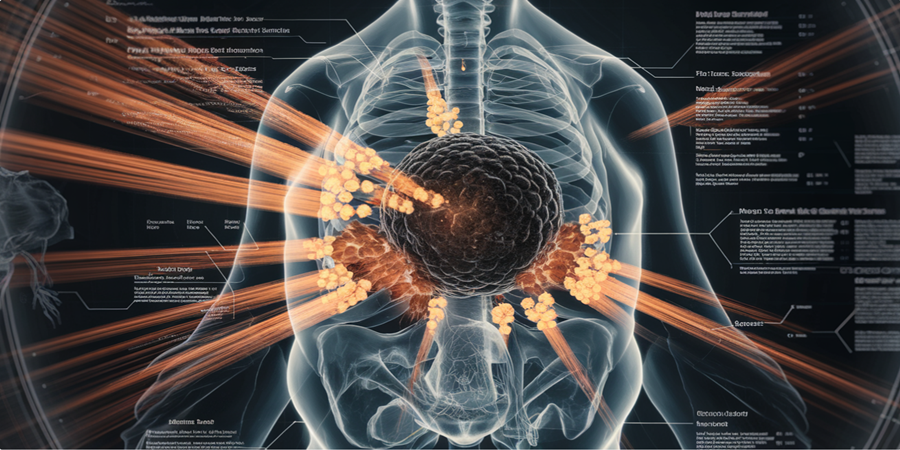 A terapia de prótons concentra energia diretamente no tumor, poupando os tecidos saudáveis — uma inovação que revoluciona o tratamento contra o câncer./Ilustração Cortesia Editorial Ideia