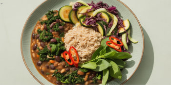 Prato saudável e saboroso: descubra a combinação nutritiva que equilibra energia e prevenção