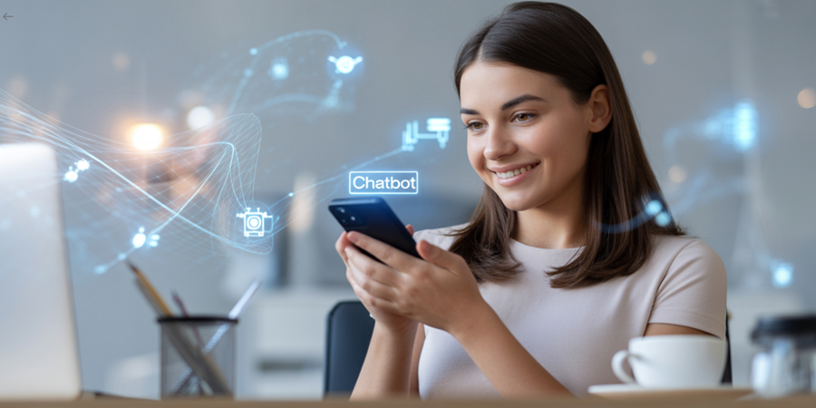 Jovens encontram em bots de Inteligência Artificial, como o Therabot, apoio acessível e gratuito para lidar com ansiedade e depressão./Ilustração Cortesia Editorial Ideia