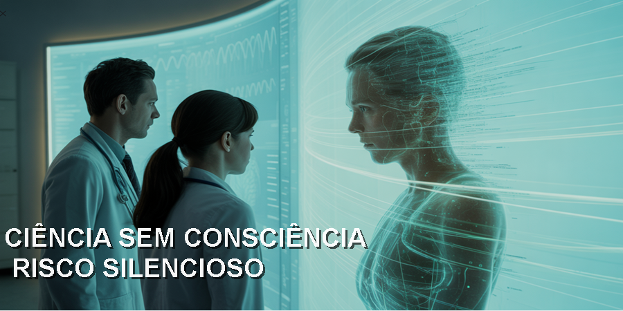 A fronteira entre o julgamento humano e a decisão algorítmica: quando a precisão tecnológica desafia a essência ética da medicina./ Ideia