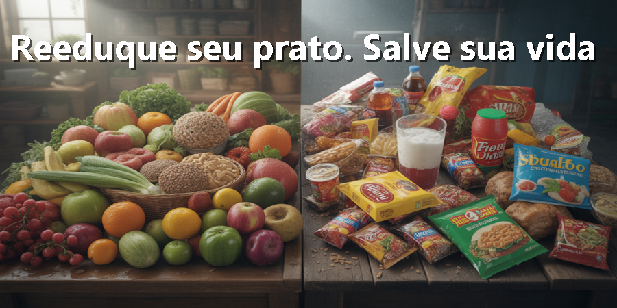 Estudo global derruba o mito do sedentarismo e aponta os alimentos ultraprocessados como os reais causadores da epidemia de obesidade./ Ilustração Cortesia Editorial Ideia