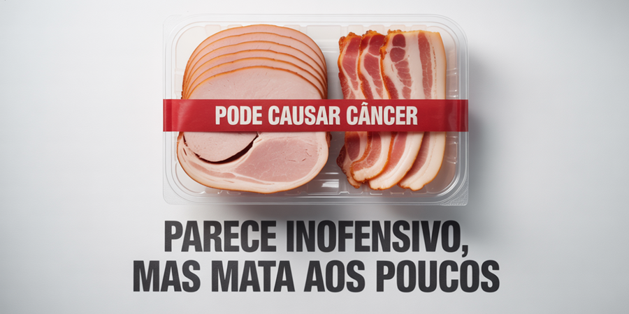 Presunto e bacon podem conter nitritos — substâncias associadas ao aumento do risco de câncer intestinal, segundo a OMS.