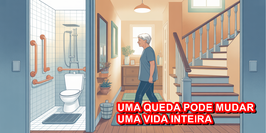 A maioria das fraturas graves começa dentro de casa — e quase sempre pode ser evitada.