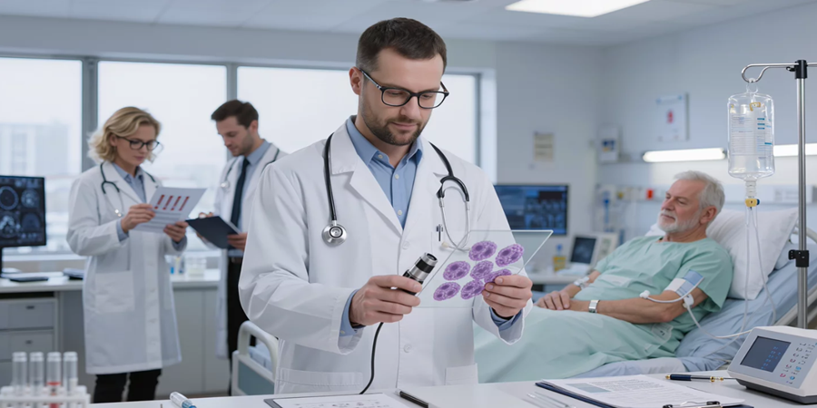 Os avanços terapêuticos transformaram o tratamento do mieloma múltiplo e aumentaram significativamente a expectativa de vida dos pacientes.