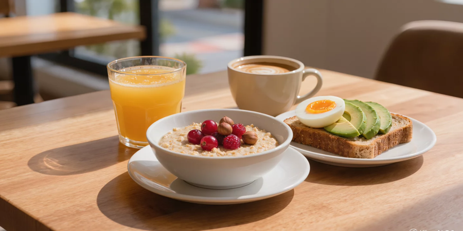 Comece o dia com proteção: um café da manhã rico em fibras, gorduras boas e antioxidantes é o primeiro passo para um coração forte e uma vida longa.